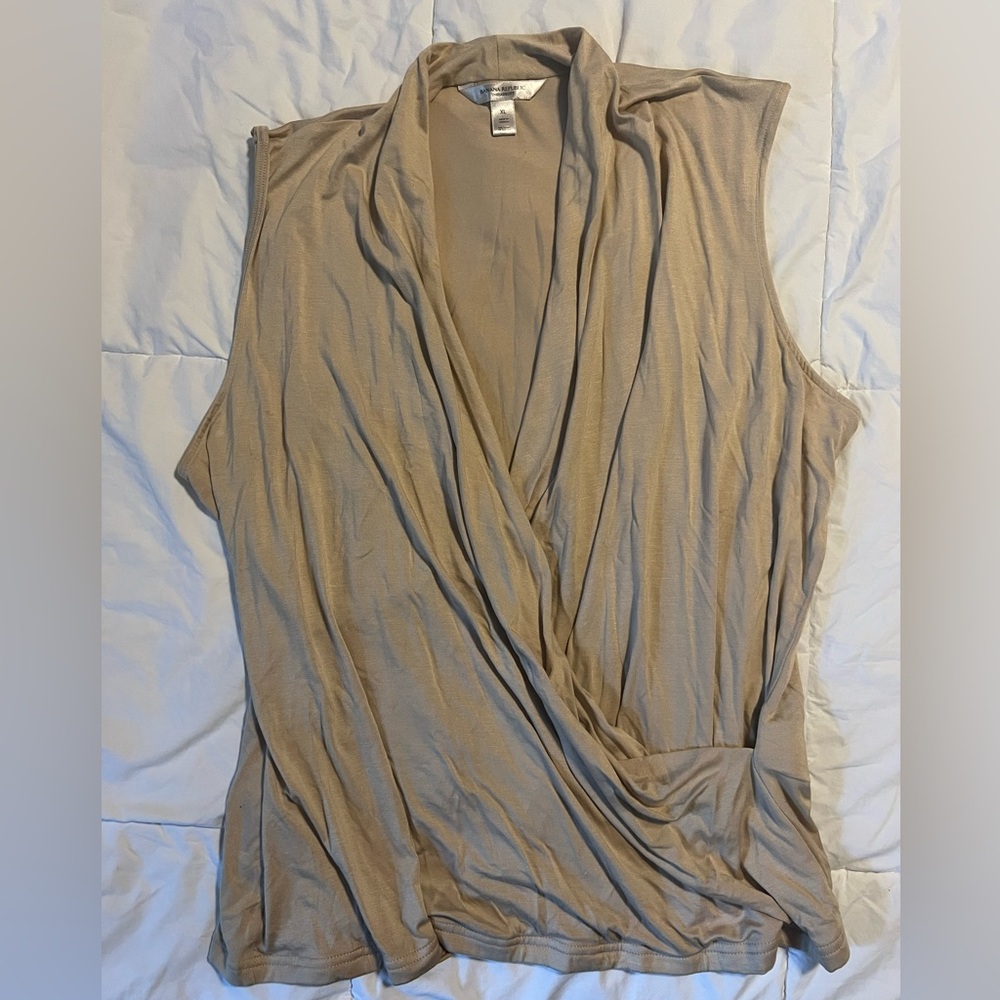 Banana Republic threadsoft wrap tank top